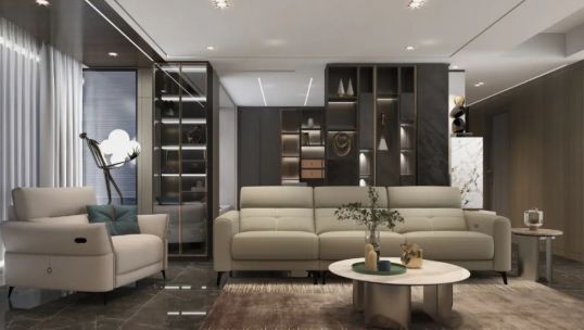 庫斯家居丨150㎡摩登住宅，輕奢時尚