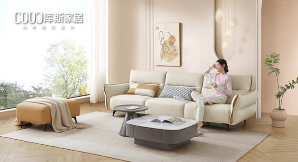 【新品上市丨KAB6220】暖調(diào)奶油沙發(fā)，塑造“微糖”客廳